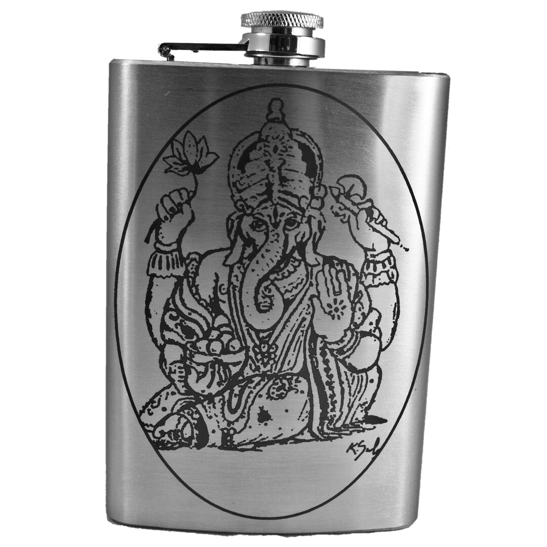 8oz BLACK BAU Flask 8oz BLACK BAU Flask